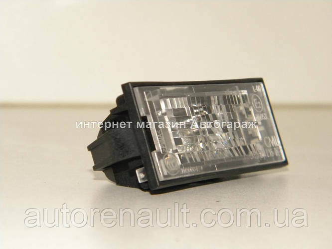 Фонарь подсветки номера на Рено Логан II (>2012) - Renault (Оригинал ...
