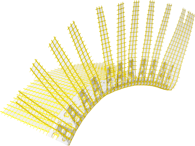 Купить Профиль арочный с сеткой Valmiera, цена 100 грн — Prom.ua (ID ...