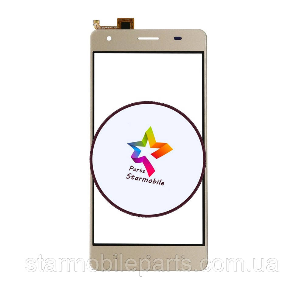 Сенсор (тачскрін) для Vertex Impress Max (Золотий), фото 1