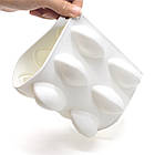 Силіконова форма для евродесертов, "Пелюстки" форма для муссовых тортів і десертів, фото 5