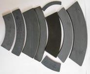 Сектори фрикційні 241*219*3.5*90, фото 1