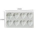 Силіконова форма для євродесертів, "Серце" форма для мусових тортів і десертів, фото 5