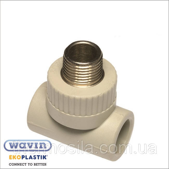 Трійник з МРЗ 25х3/4" Ekoplastik, гурт і роздріб