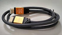 Кабель HDMI-HDMI 1м, v2.0 Gold