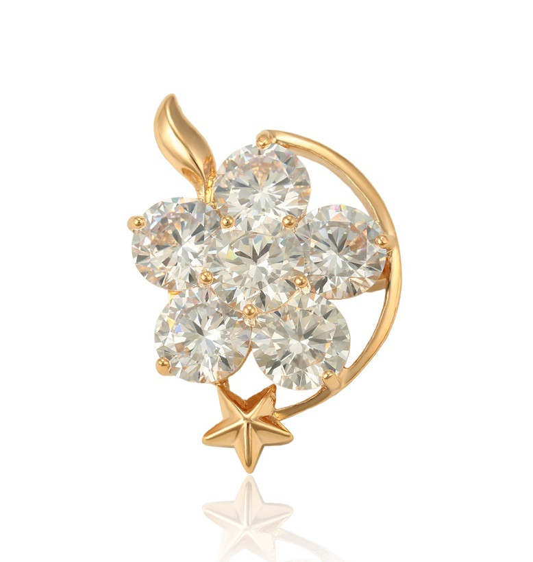 Брошка ХР Gold filled 18k 