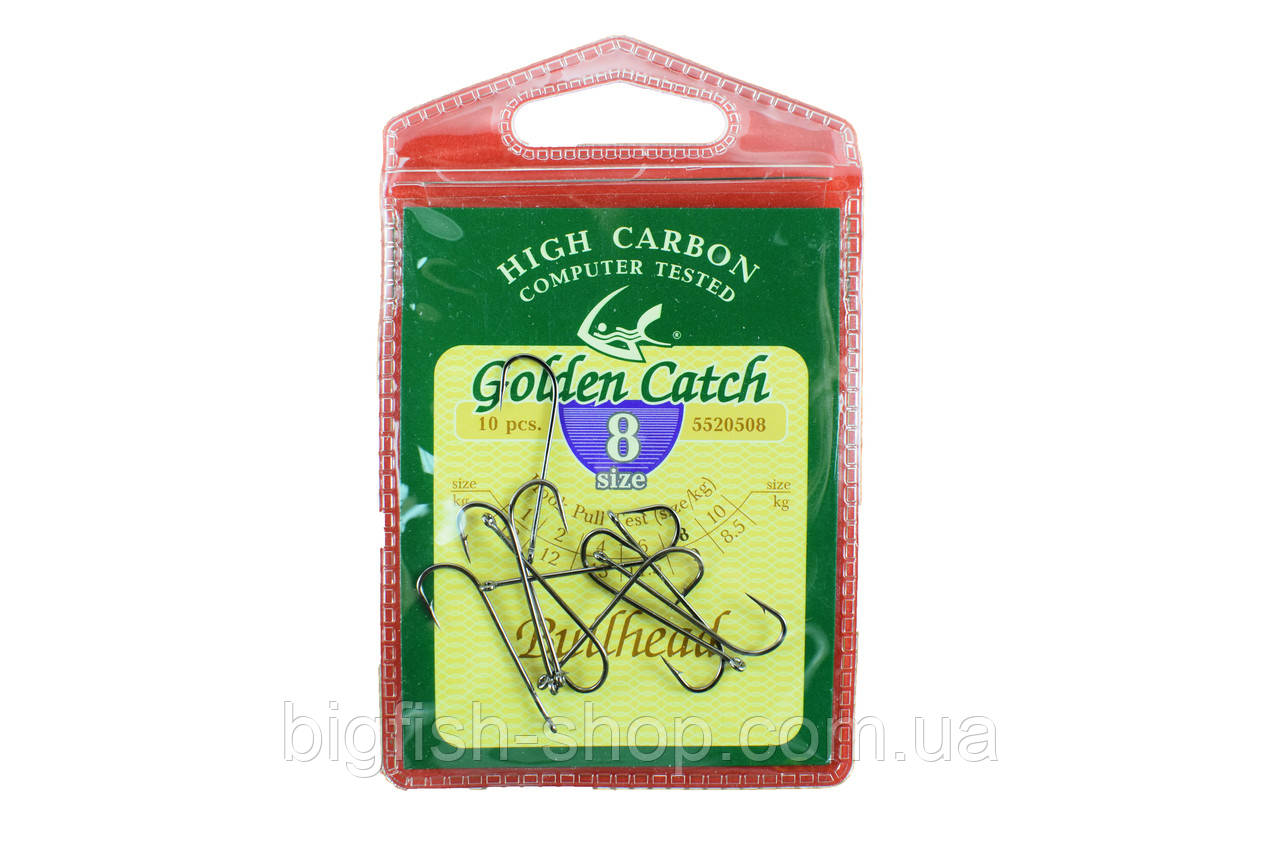 Гачки Golden Catch "Bullhead" No 8
