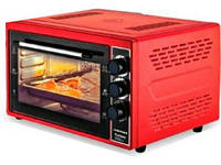 Мини-печь духовка электрическая для дома ASTOR CZ 1745 R 45 л красная духовка с термостатом