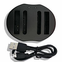 Зарядний пристрій Ruibo USB для двох акумуляторів Sony NP-BN1, Canon NP-6L