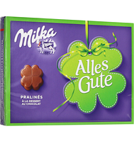 Коробка шоколадных конфет Milka Alles Gute, 110г (Швейцария)