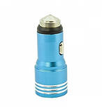 АЗУ в прикурювач (2 виходу) МЕТАЛЛЛ, фото 2