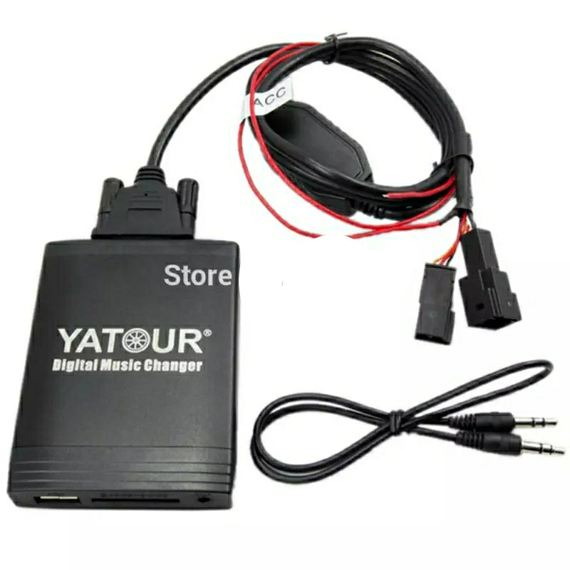 Адаптер Yatour BM4 YT-M06 BMW 1991-2006 BMW 3pin+6 pin X5 X3 M3 M5 USB CD AUX Емулятор CD чейнджера
