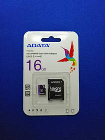 Карта пам'яті (флешка) ADATA SDHC 16GB Class 10