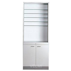 Вітрина для косметолога Vм_510 стелаж для салону краси лабораторія шафи з вітриною для продукції