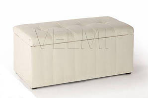 М'який зручний двомісний пуф для комфортного очікування клієнта VM339