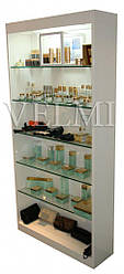 Вітрина зі скляними поличками з підсвічуванням VM604