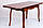 Розкладний стіл "Гаїті" (горіх, масив дуба) 160см, фото 5