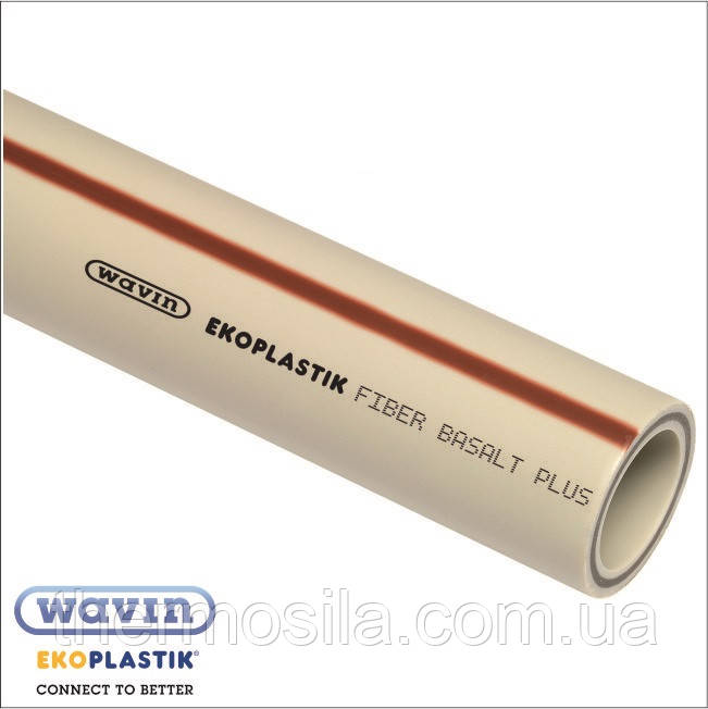Труба BASALT PN25 D 32 армована Ekoplastik, гурт і роздріб