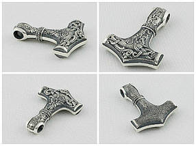 Підвіска, Амулет Молот Тора Маммен малий, "Мьельнир" MIJOLLNIR., фото 2