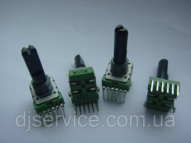 Потенціометр ALPHA b20k (203b) 23mm noMID для пультів