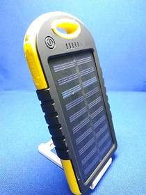 Power Bank Solar 10000mAh Yellow + Ліхтарик