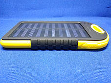 Power Bank Solar 10000mAh Yellow + Ліхтарик, фото 3