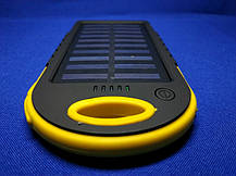 Power Bank Solar 10000mAh Yellow + Ліхтарик, фото 2