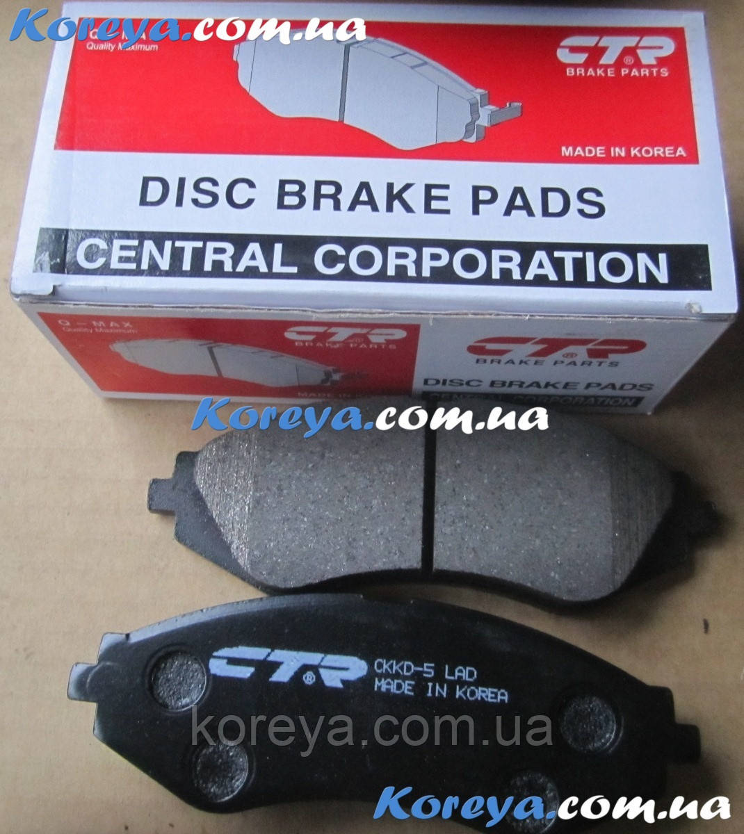 Колодки гальмівні передні Ланос 1.6 CTR CKKD-5, фото 1
