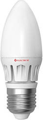 LED-лампа E27 Electrum свічка 4 W (320 Lm) LC-9 2700 K алюм. корп.