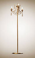 Торшер классический золотистый со свечами 1330 серии "Монте Карло"