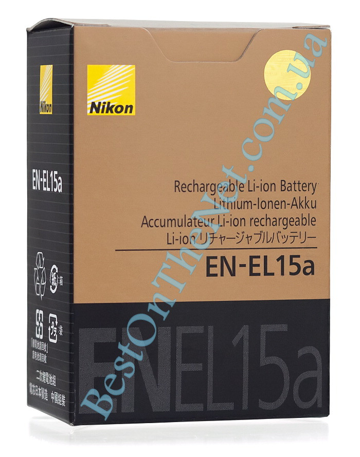 Оригинал Nikon En-El15a 1900mAh. Аккумулятор для Nikon 1 V1, D7000, D800, D600 - фото 3 - id-p908347200