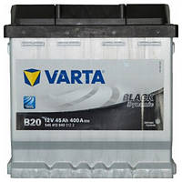 Автомобильный аккумулятор Varta Black Dynamic (B20): 45 Ач, плюс: слева, 12 В, 400 А - (akb71), 207x175x190 мм