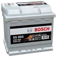 Автомобильный аккумулятор Bosch S5 Silver Plus (S5 002): 54 Ач, плюс: справа, 12 В, 530 А - (akb42),