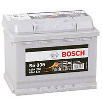 Автомобільний акумулятор Bosch S5 Silver Plus (S5 005): 63 А·год, плюс: праворуч, 12 В, 610 А — (akb44),