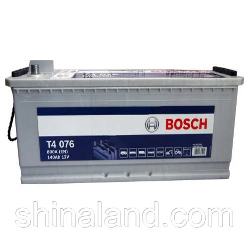 Акумулятор вантажний Bosch T4 HD (T4 076): 140 А·год, 12 В, 800 А — (0092T40760), 513x189x223 мм