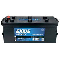 Акумулятор вантажний Exide Professional (EG1803): 180 А·год, 12 В, 1000 А — (EG1803), 513x223x223 мм