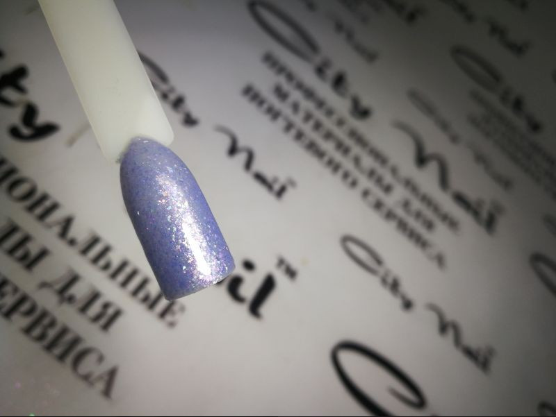 Гель лак Пластівці Юкі № Y-007 блакитний, фото 1