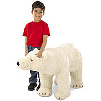 Величезний плюшевий полярний ведмідь 86 см Melissa&Doug (M8803)