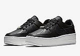 Жіночі кросівки Nike Air Force 1 Black Low Оригінал, фото 3