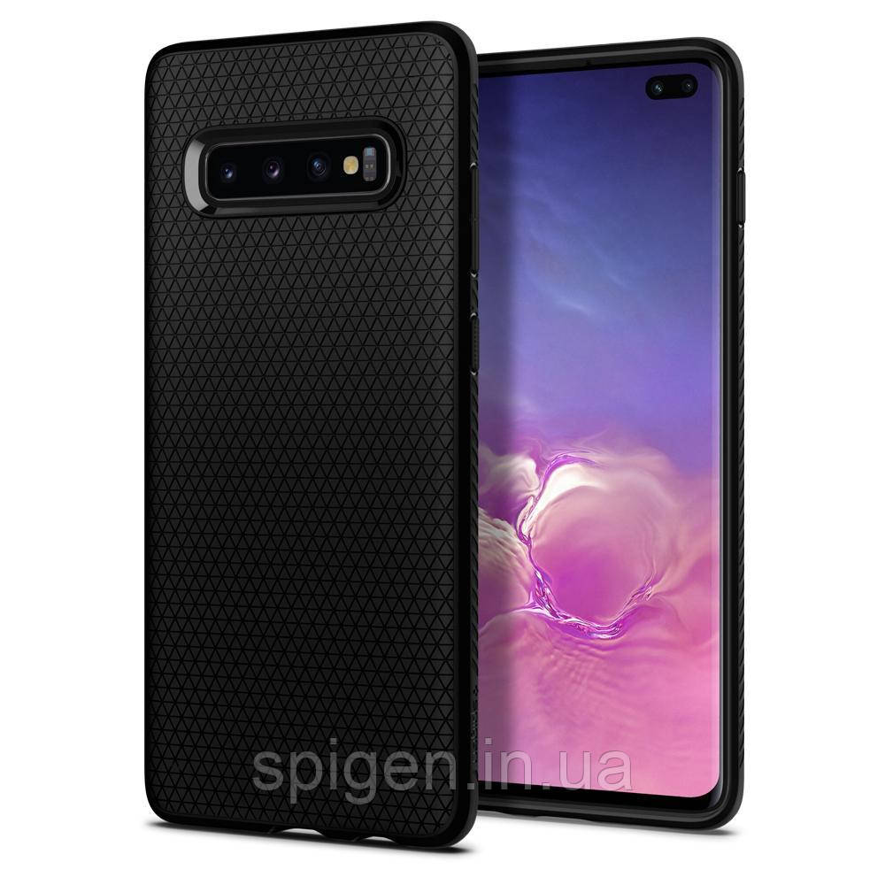 Чохол Spigen для Samsung Galaxy S10 Plus Liquid Air, Matte Black