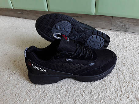 Чоловічі кросівки Reebok DMX Black Max чорні, весна, фото 2