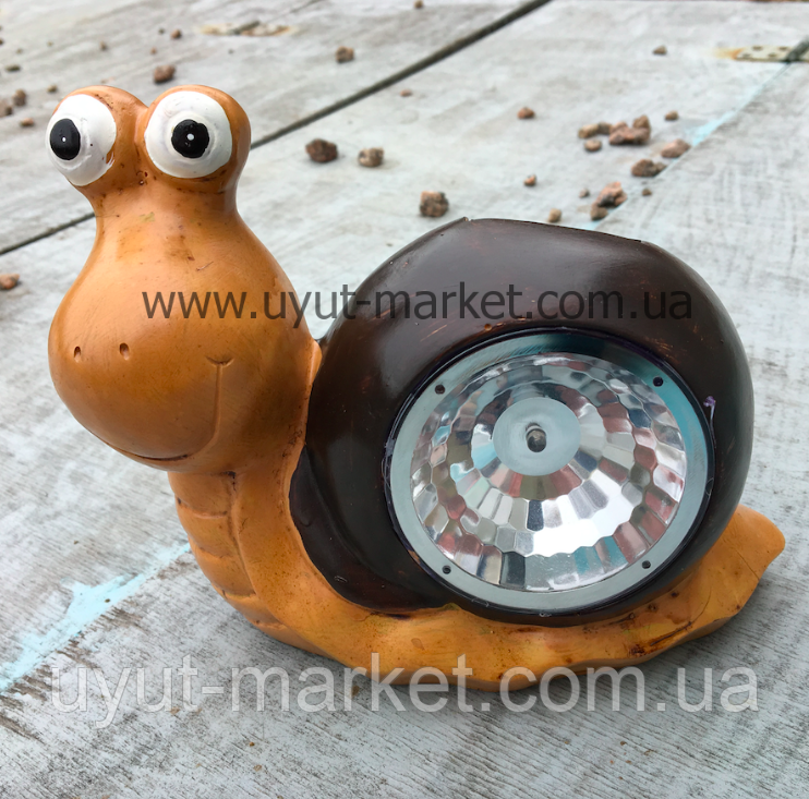 Газонний світильник на сонячній батареї равлик, CAB135, фото 1