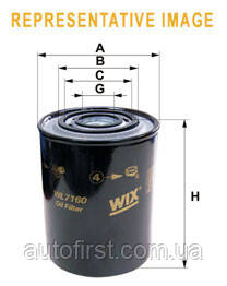 WIX WL7160 Фільтр масляний Renault