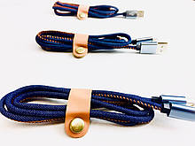 USB кабель в джинсові обплетенні B-29/ 895 ( USB/MICRO USB )