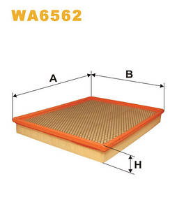 WIX WA6562 Фільтр повітряний Renault, Opel