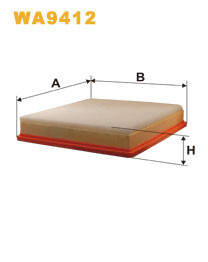 WIX WA9412 Фільтр повітряний Renault, Opel