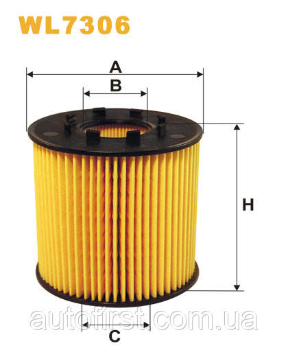 WIX WL7306 Фільтр масляний Renault, Opel