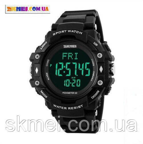 Спортивные часы SKMEI 1180 c пульсометром (Black) - фото 1 - id-p427896262