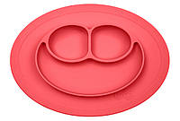 EZPZ - Силиконовая тарелка Mini mat, цвет красный