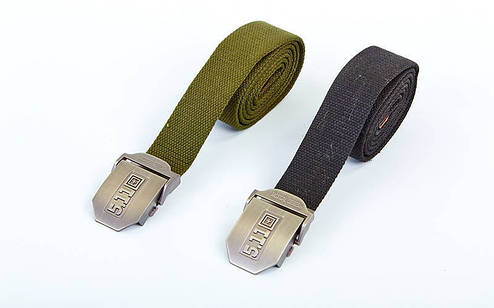 Ремінь у стилі мілітарі 5.11 1.5" Cobra BDU Belt (Олива, Чорний), фото 1