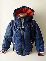 Куртка-жилетка демисезонная на мальчика, сьемный рукав, рост 128-152, разные цвета